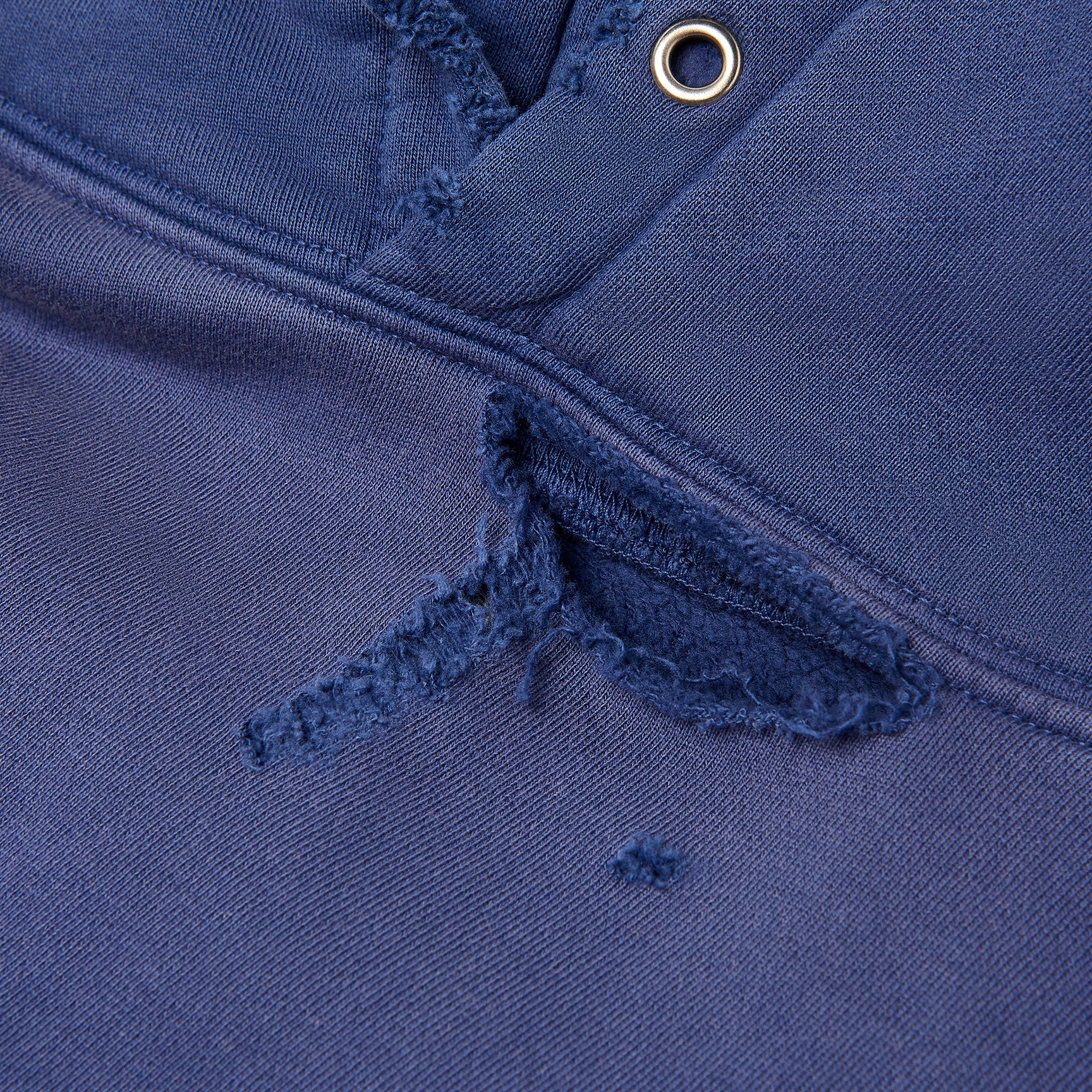 GALLERY DEPT. Distressed Chateau Ranch hooded cotton-blend sweatshirt