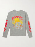 KAPITAL Buster Peckish Bowy Printed Cotton-Jersey L/S T-Shirt