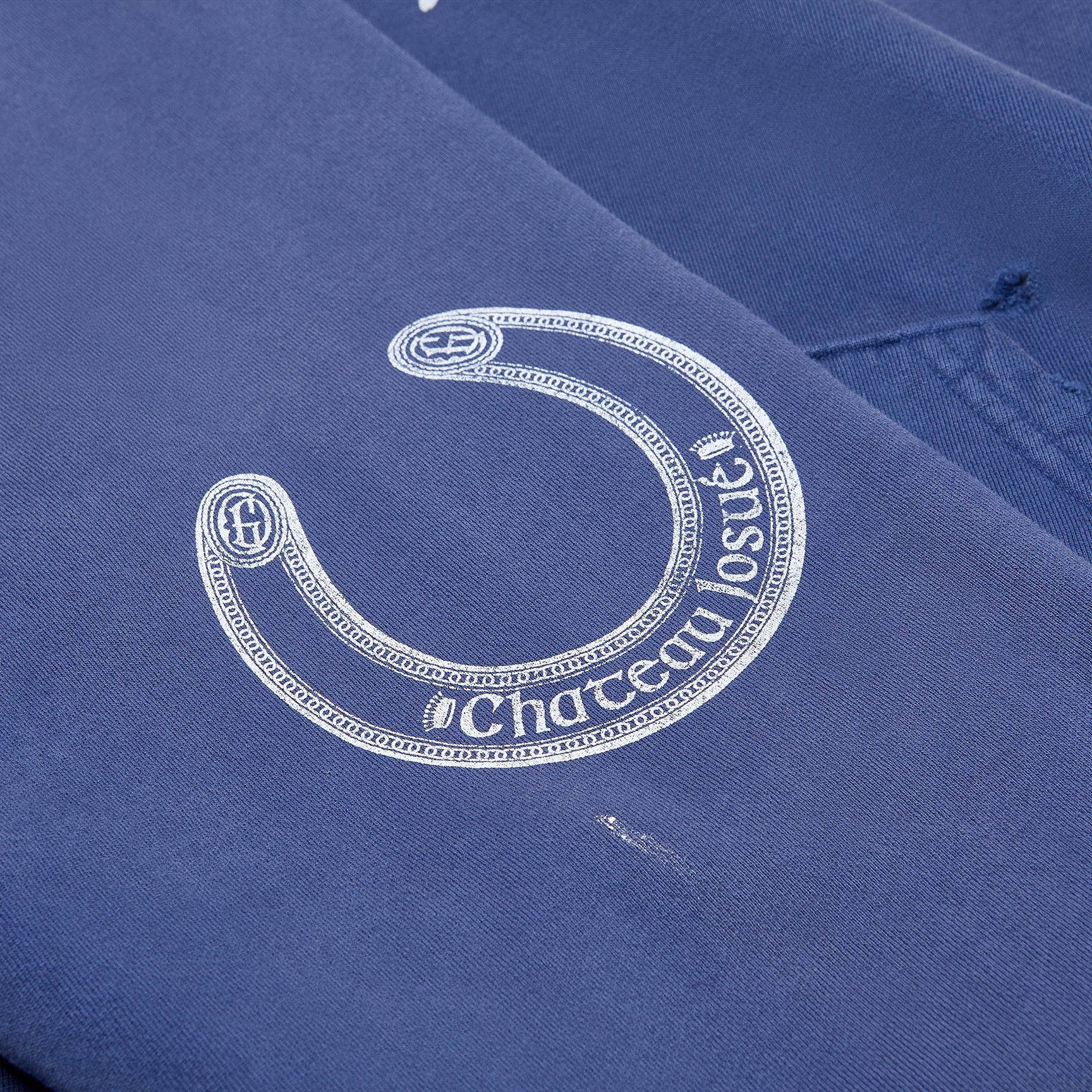 GALLERY DEPT. Distressed Chateau Ranch hooded cotton-blend sweatshirt