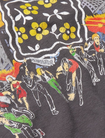 KAPITAL Buster Peckish Rainbowy Printed Cotton-Jersey Hoodie