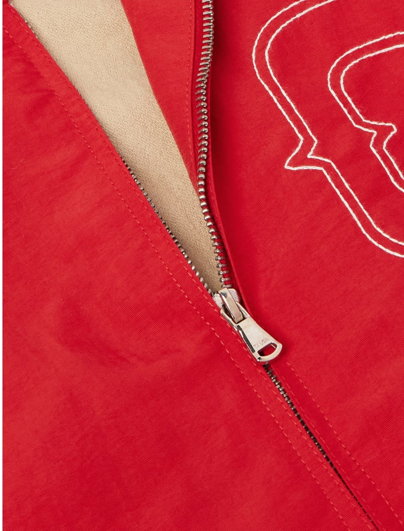 CHERRY LOS ANGELES Logo-Embroidered Shell Bomber Jacket