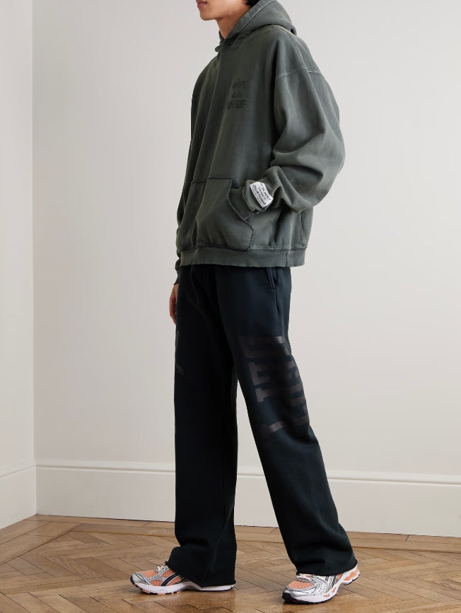 GALLERY DEPT. Oversized Logo-Debossed Cotton-Jersey Hoodie