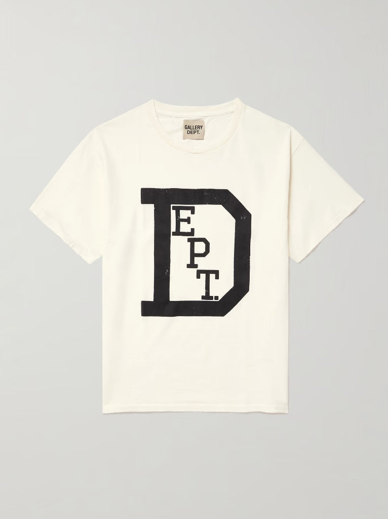 GALLERY DEPT. University Logo-Print Cotton-Jersey T-Shirt